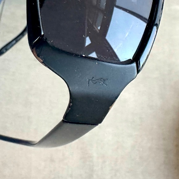 Yves Saint Laurent Black Sunglasses w/ Case - Picture 7 of 12